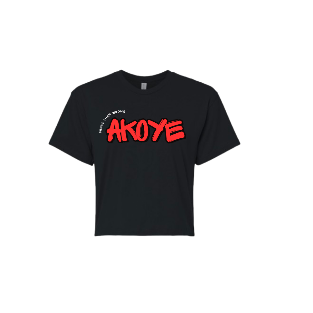 Akoye Boxy Crop Tee