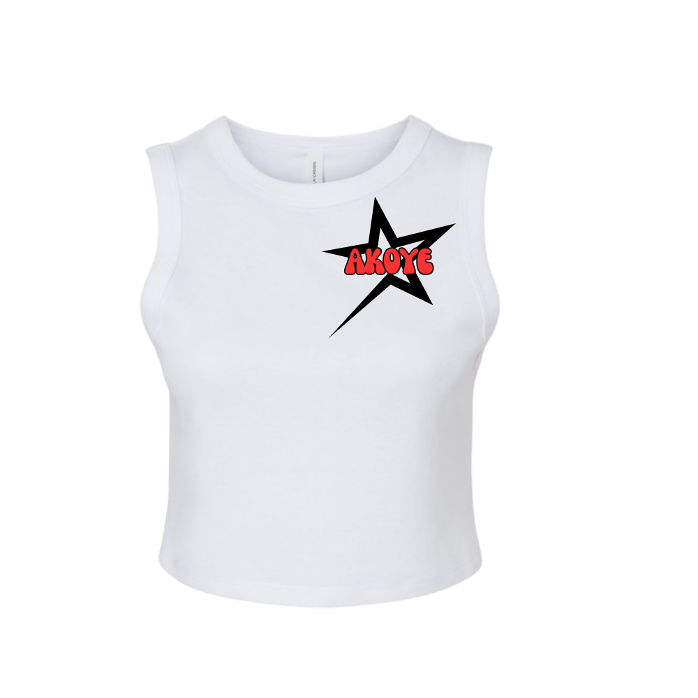 Akoye Rib Muscle Crop Tank